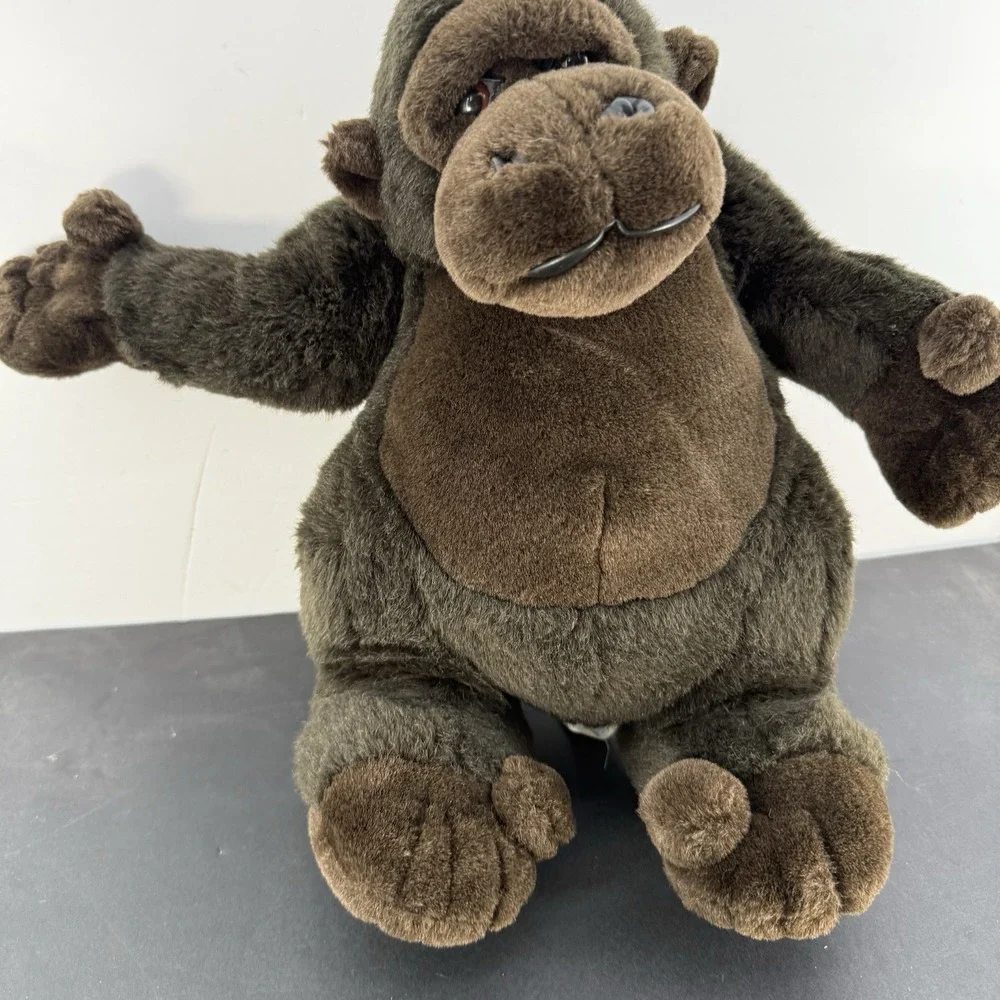 VTG Kids of America Corp Gorilla Plush Brown Monkey EUC